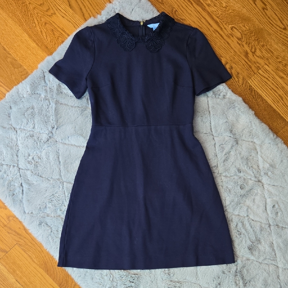 Draper James Navy Dress, Womens Extra Small, Great Condition